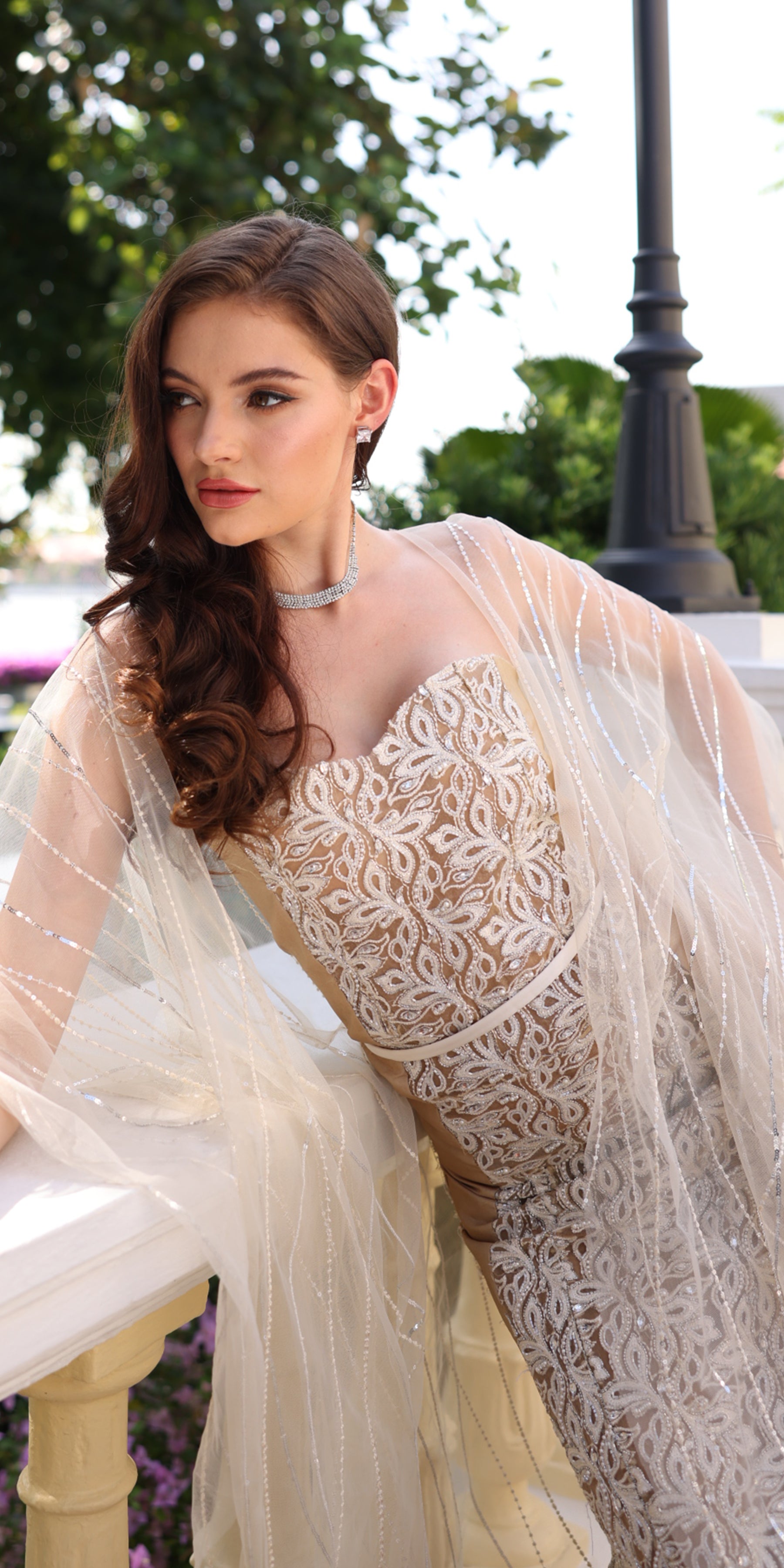 Shop Ivory Cascade Online at Erum Khan