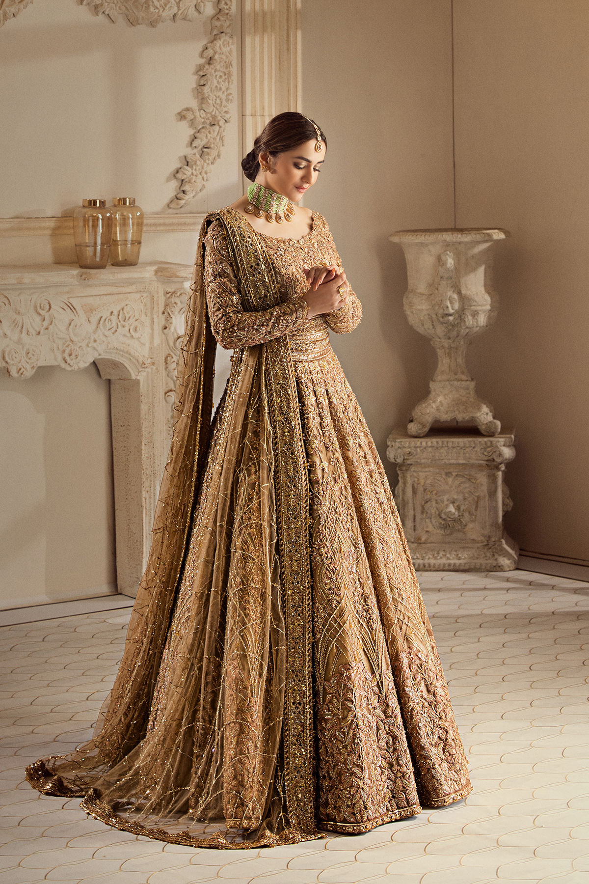 Shop Golden Aura Online at Erum Khan