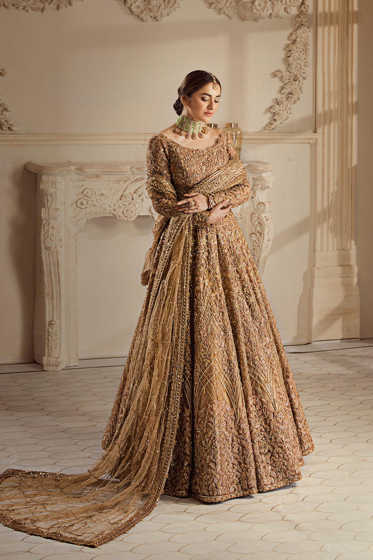 Shop Golden Aura Online at Erum Khan