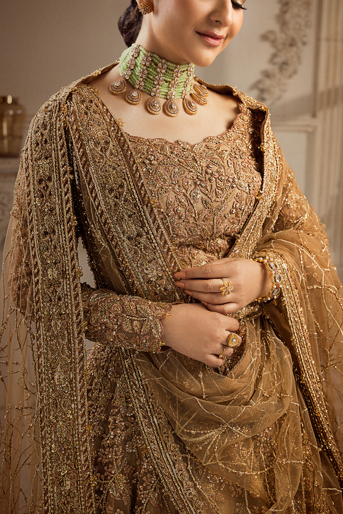 Shop Golden Aura Online at Erum Khan