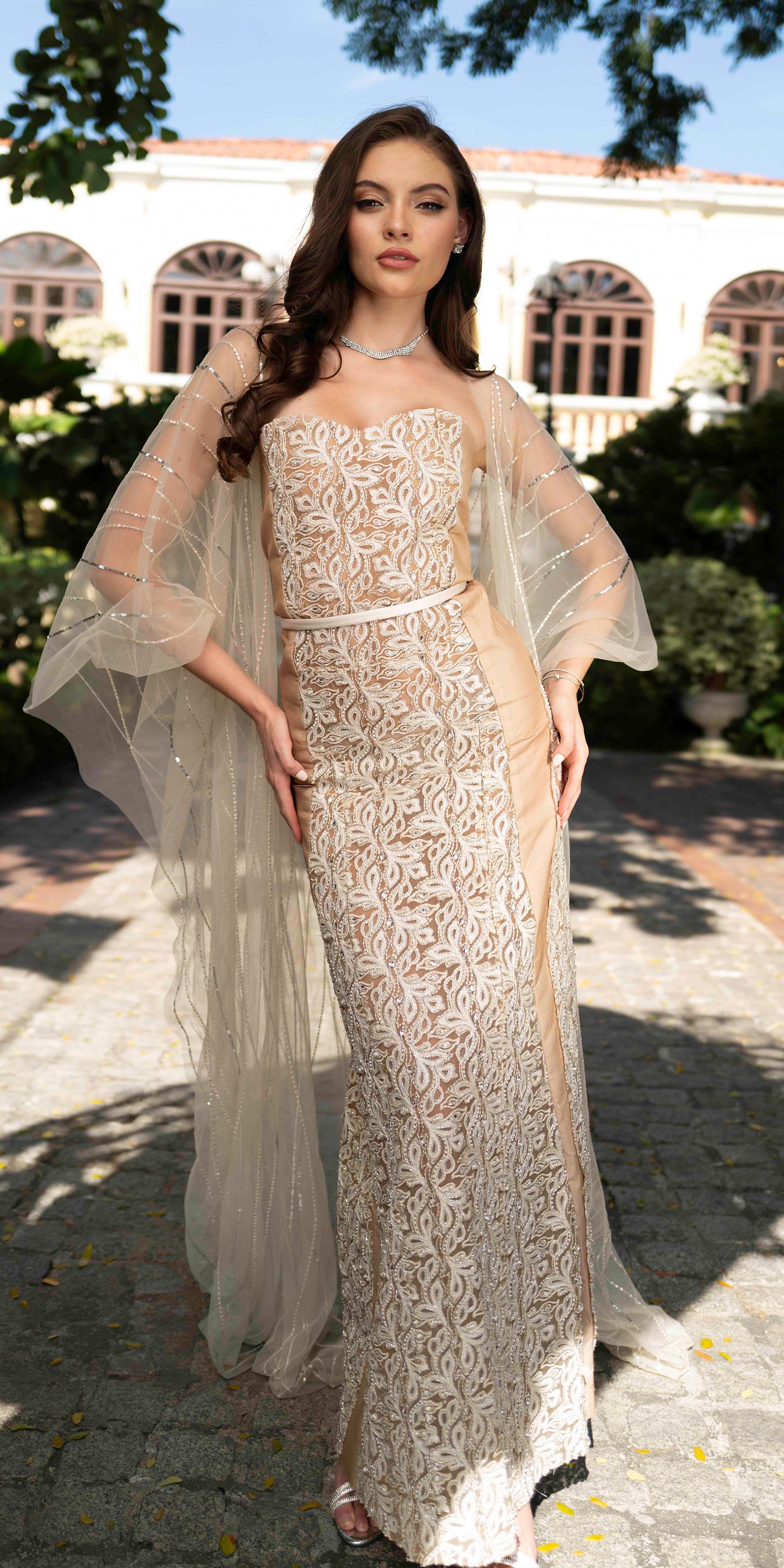 Shop Ivory Cascade Online at Erum Khan