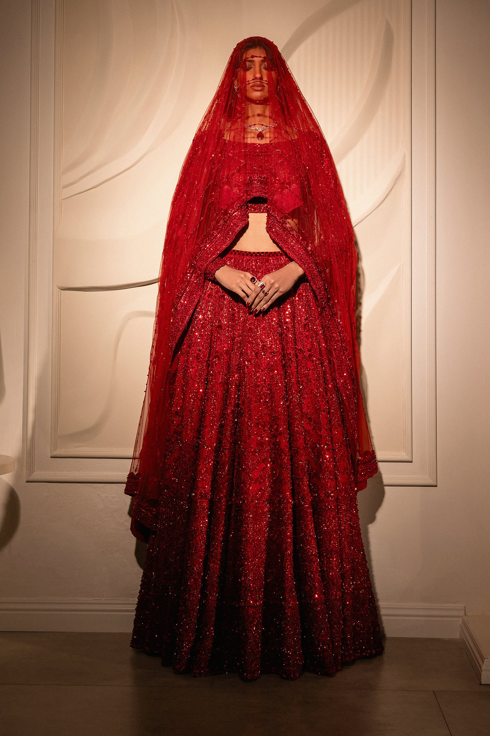 Shop Crimson Bloom Online at Erum Khan