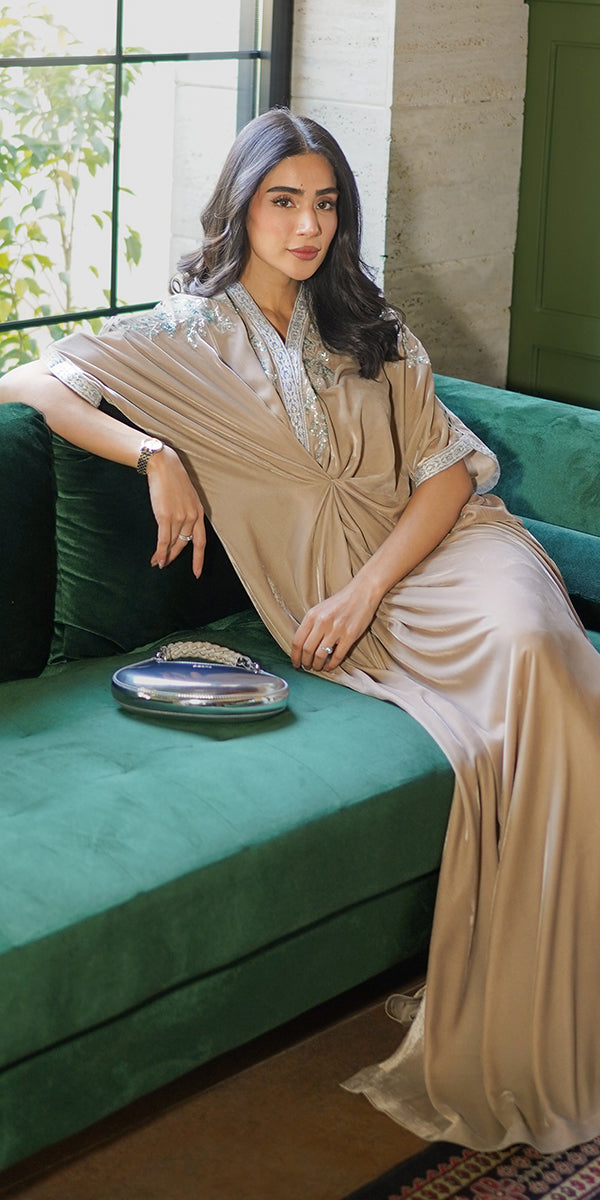 Shop Champagne Charm Online at Erum Khan
