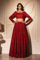 Shop Crimson Bloom Online at Erum Khan