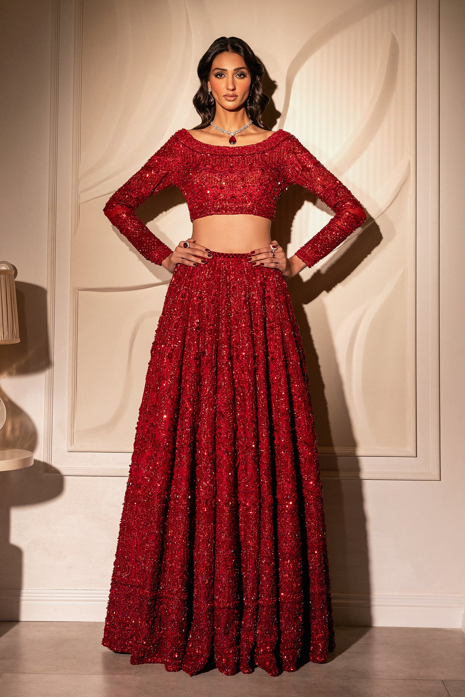 Shop Crimson Bloom Online at Erum Khan