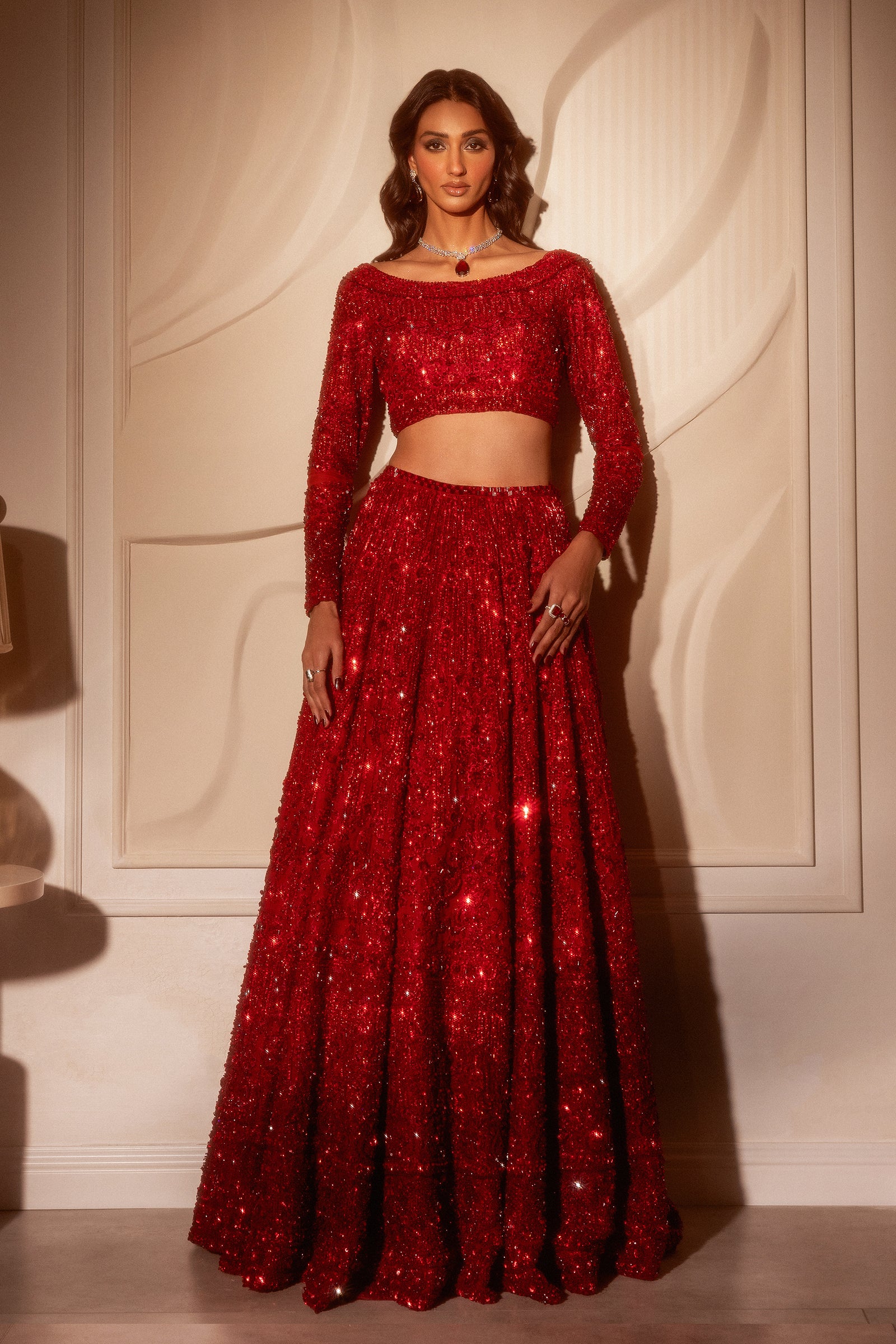 Shop Crimson Bloom Online at Erum Khan