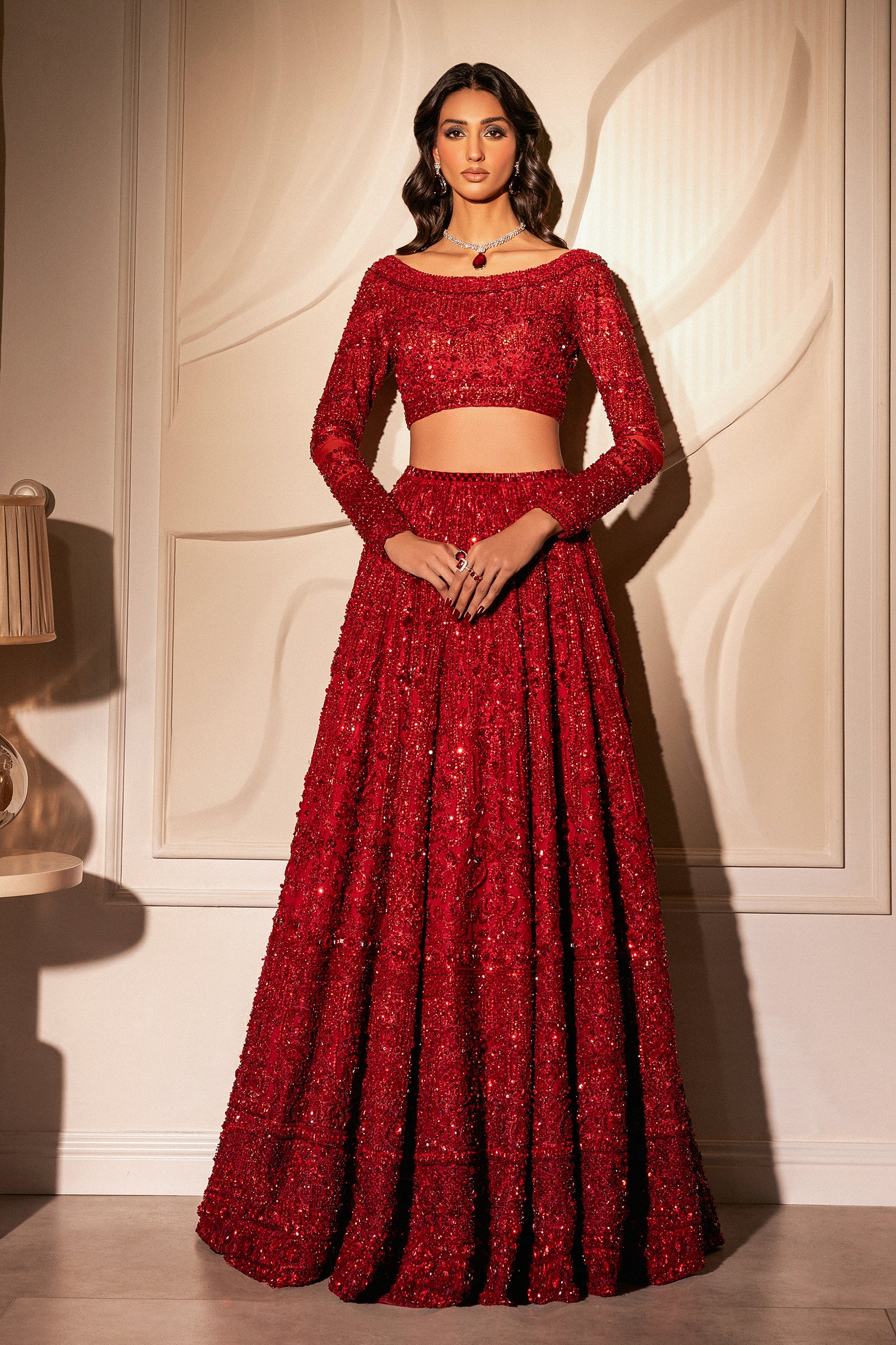 Shop Crimson Bloom Online at Erum Khan