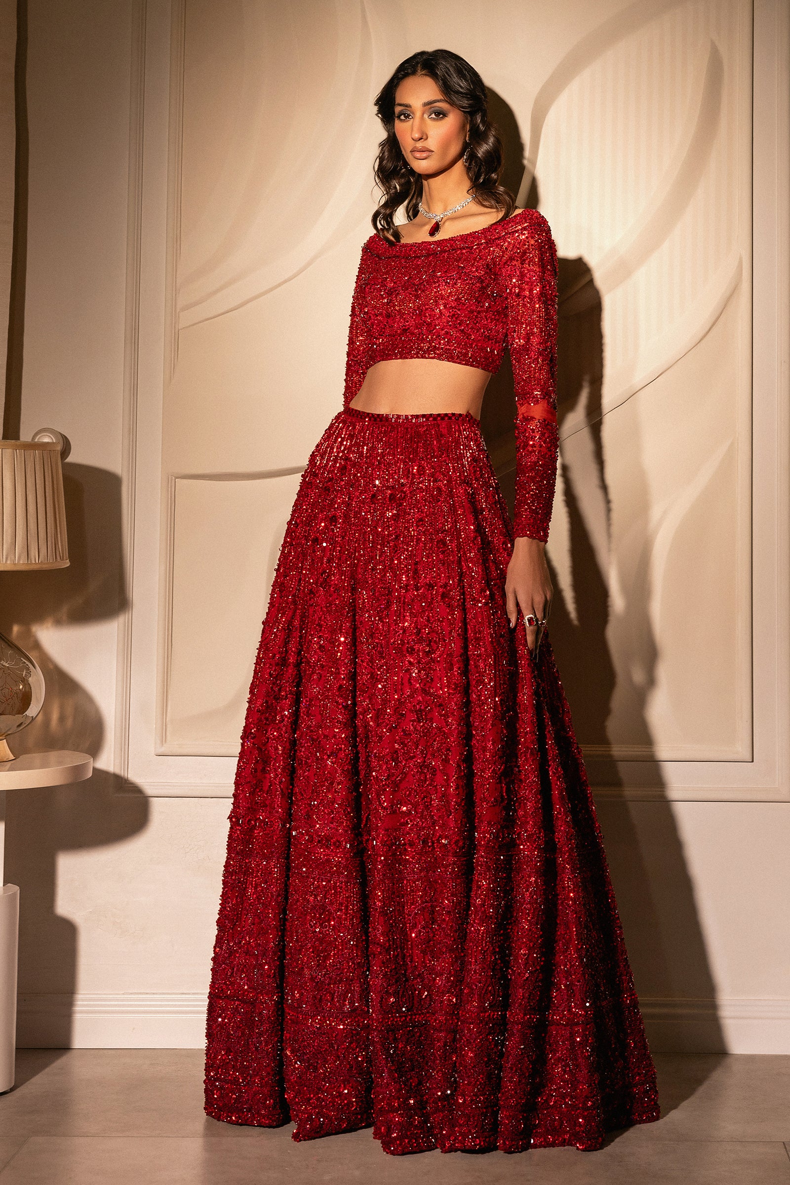 Shop Crimson Bloom Online at Erum Khan