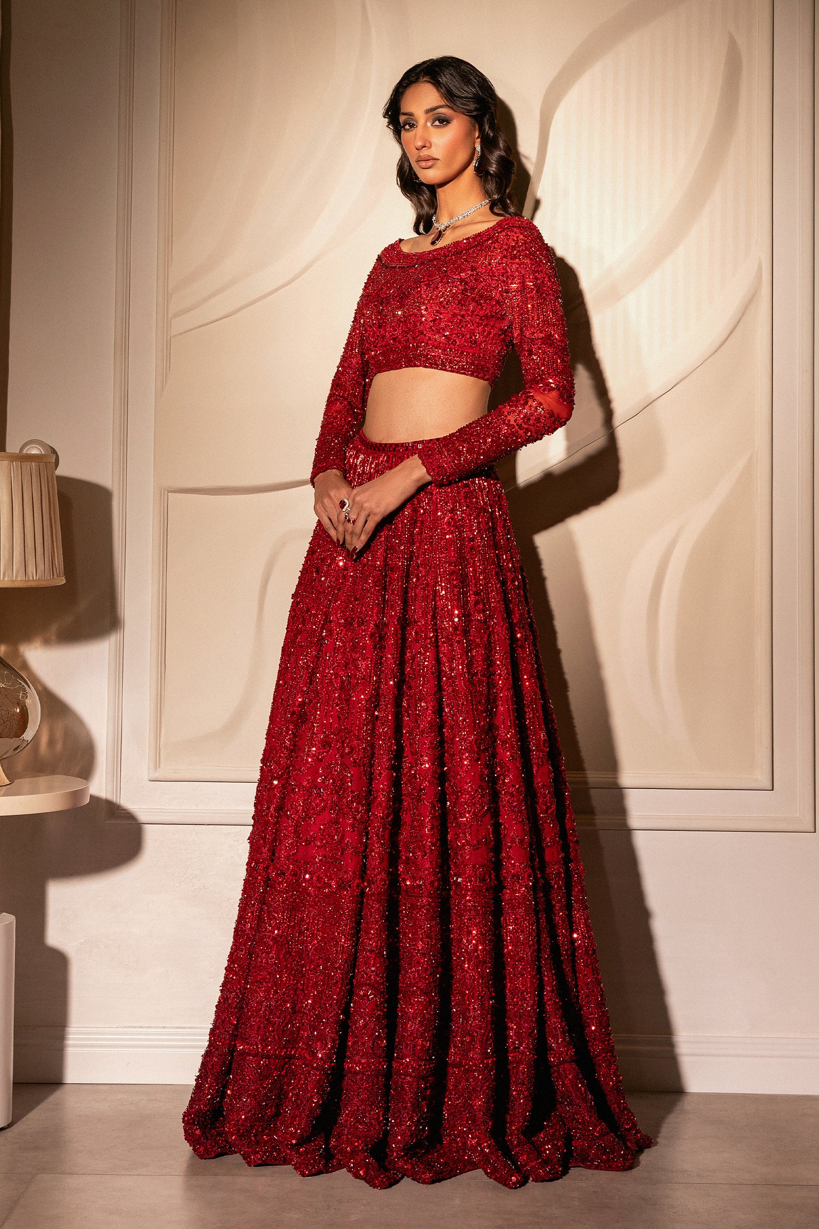 Shop Crimson Bloom Online at Erum Khan