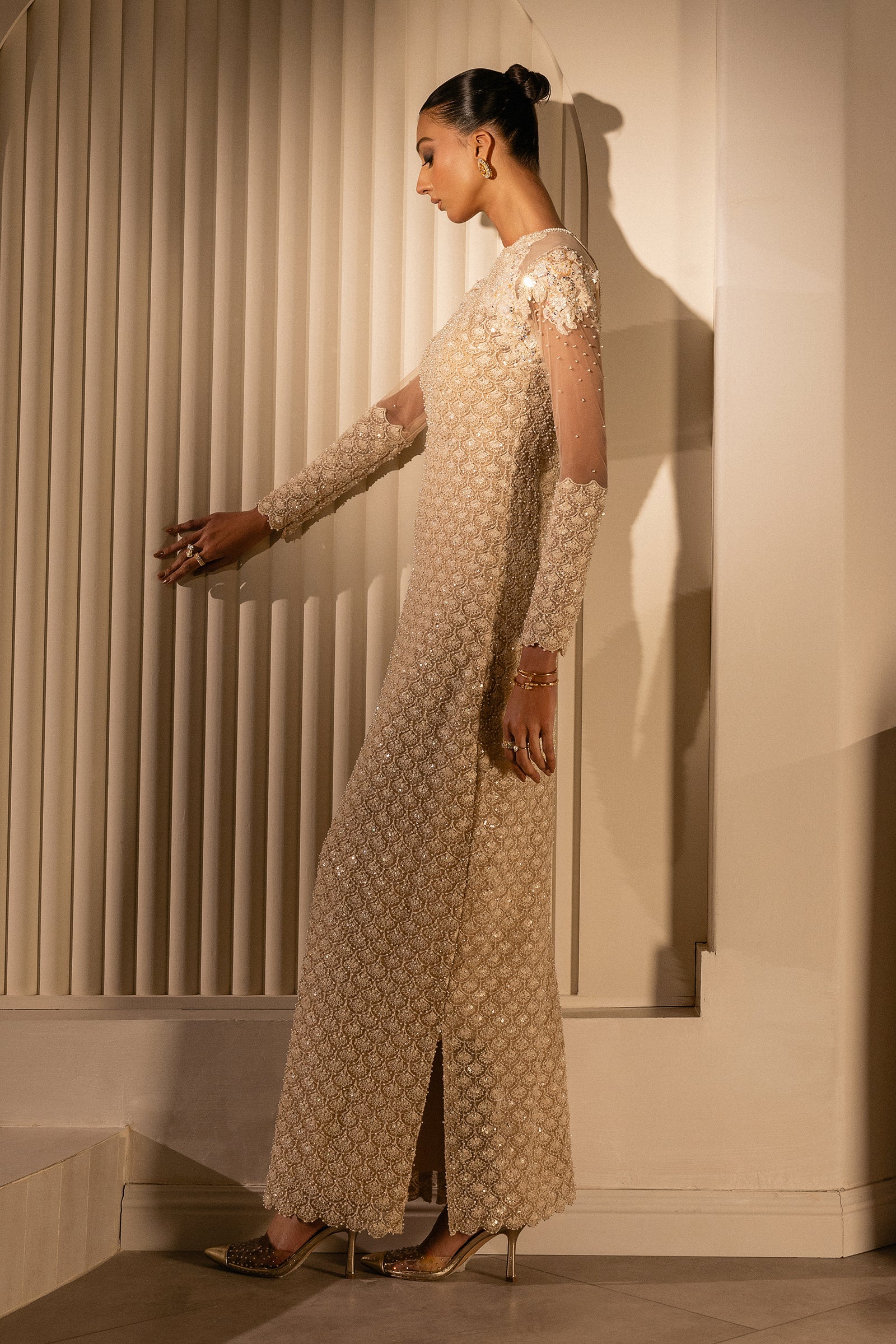 Shop White Orchid Online at Erum Khan