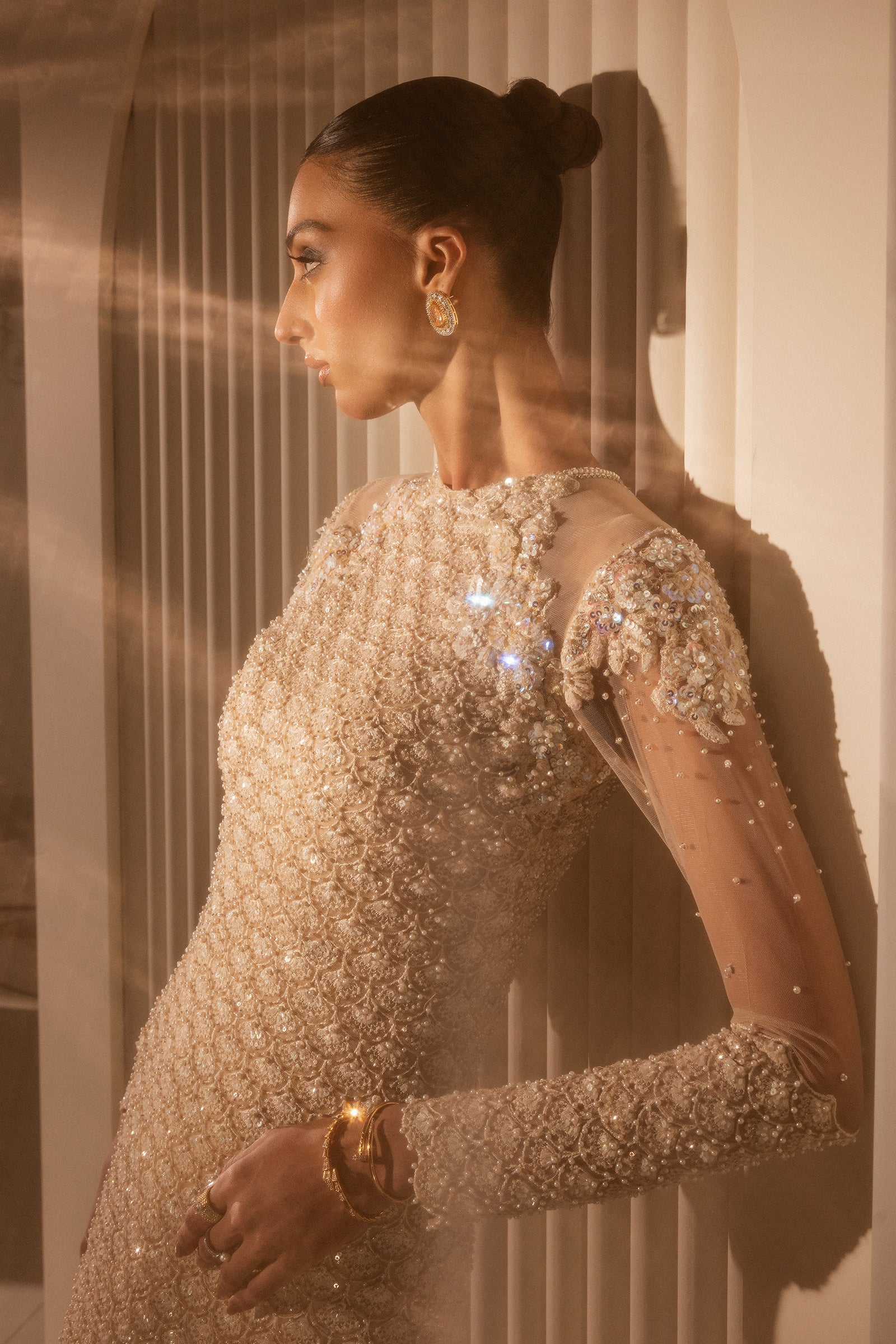 Shop White Orchid Online at Erum Khan