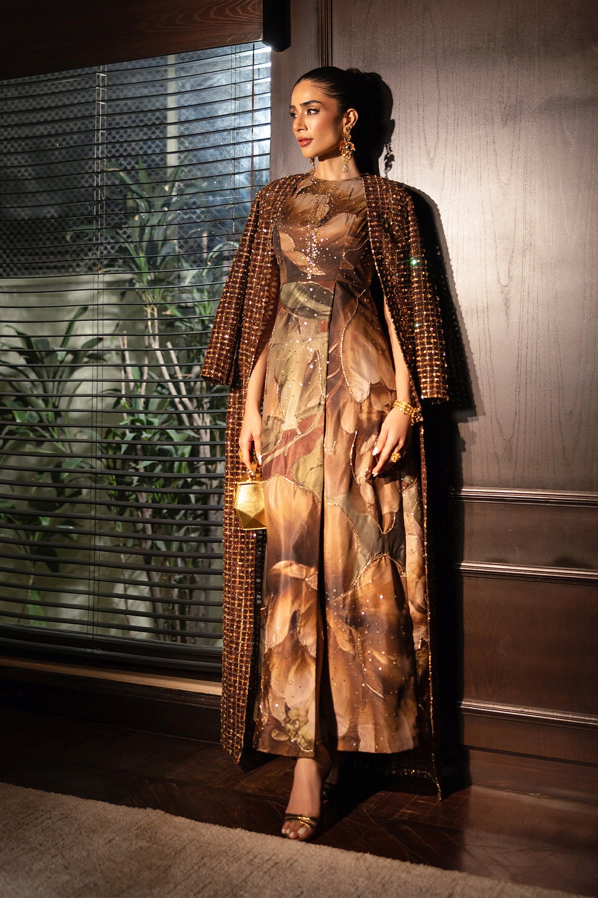 Shop Bronzed Petals Online at Erum Khan