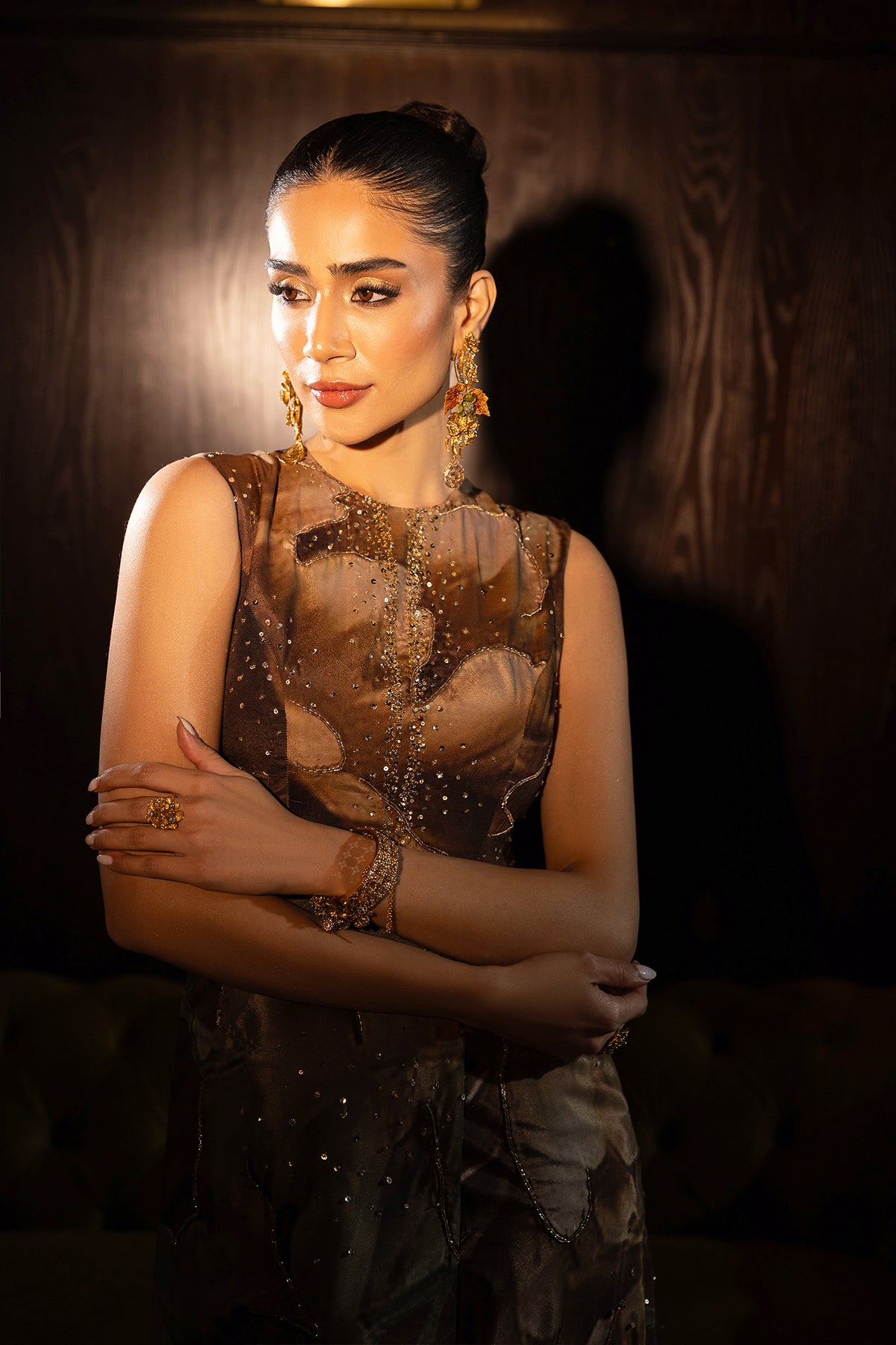 Shop Bronzed Petals Online at Erum Khan