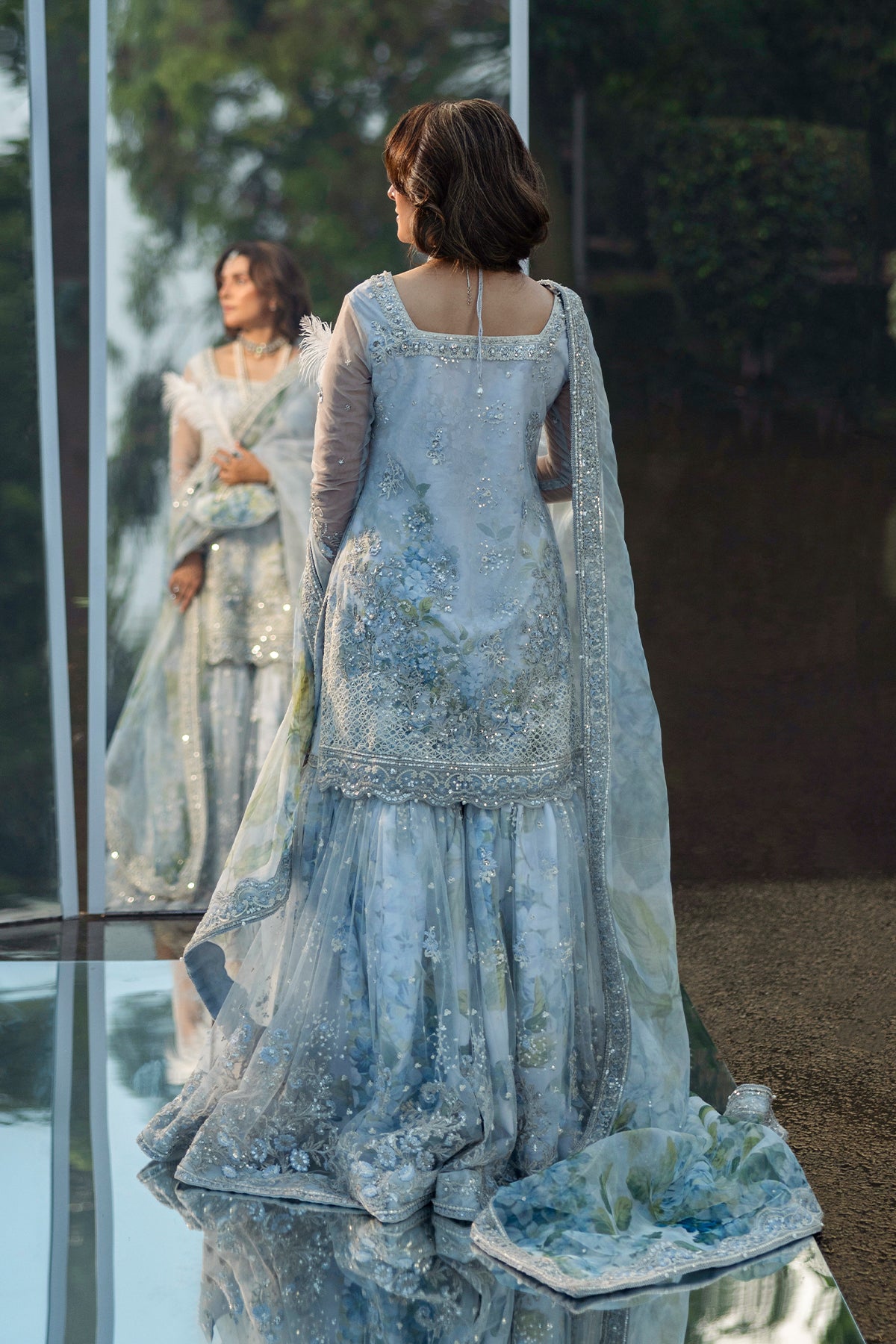 Shop Floral Drop Online at Erum Khan