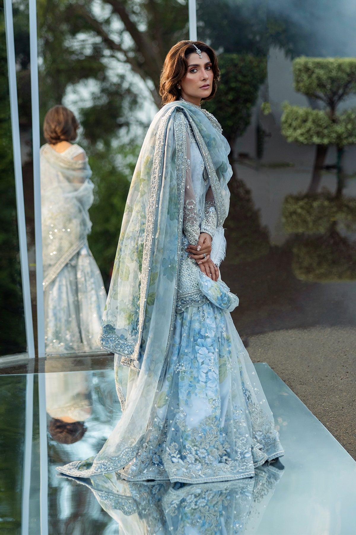 Shop Floral Drop Online at Erum Khan