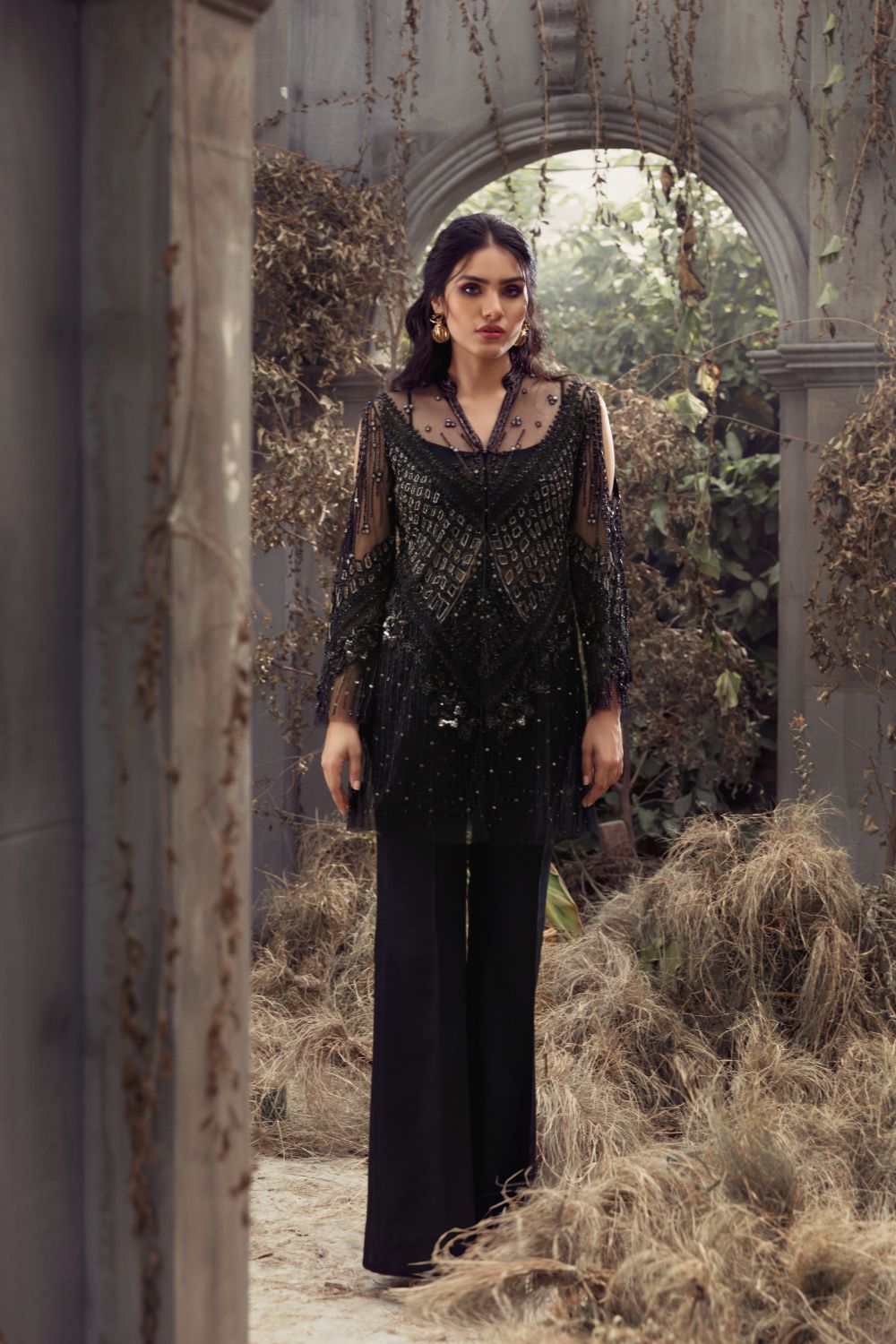 Shop Black Jacket Online at Erum Khan
