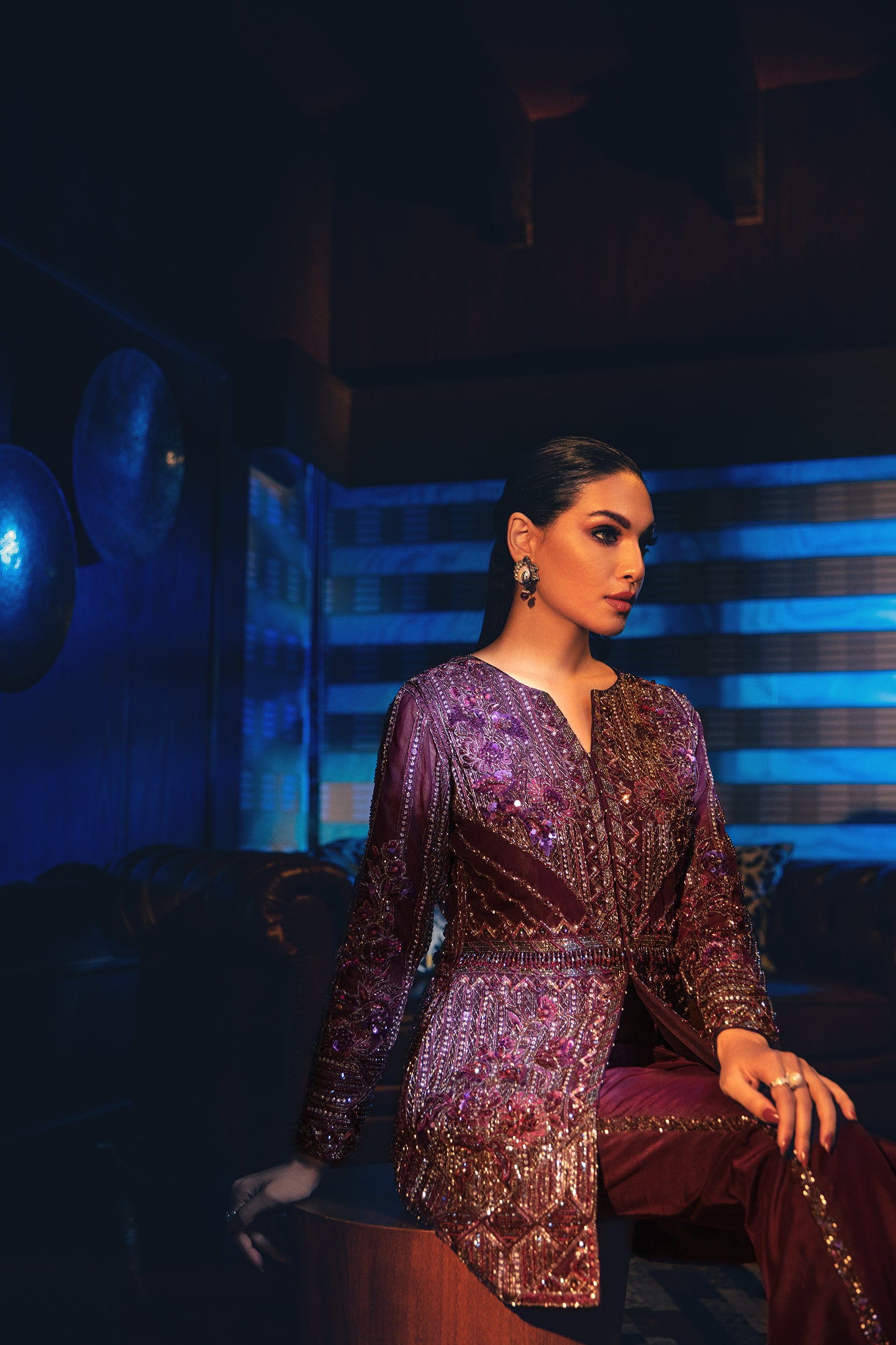 Shop AMETHYST Online at Erum Khan