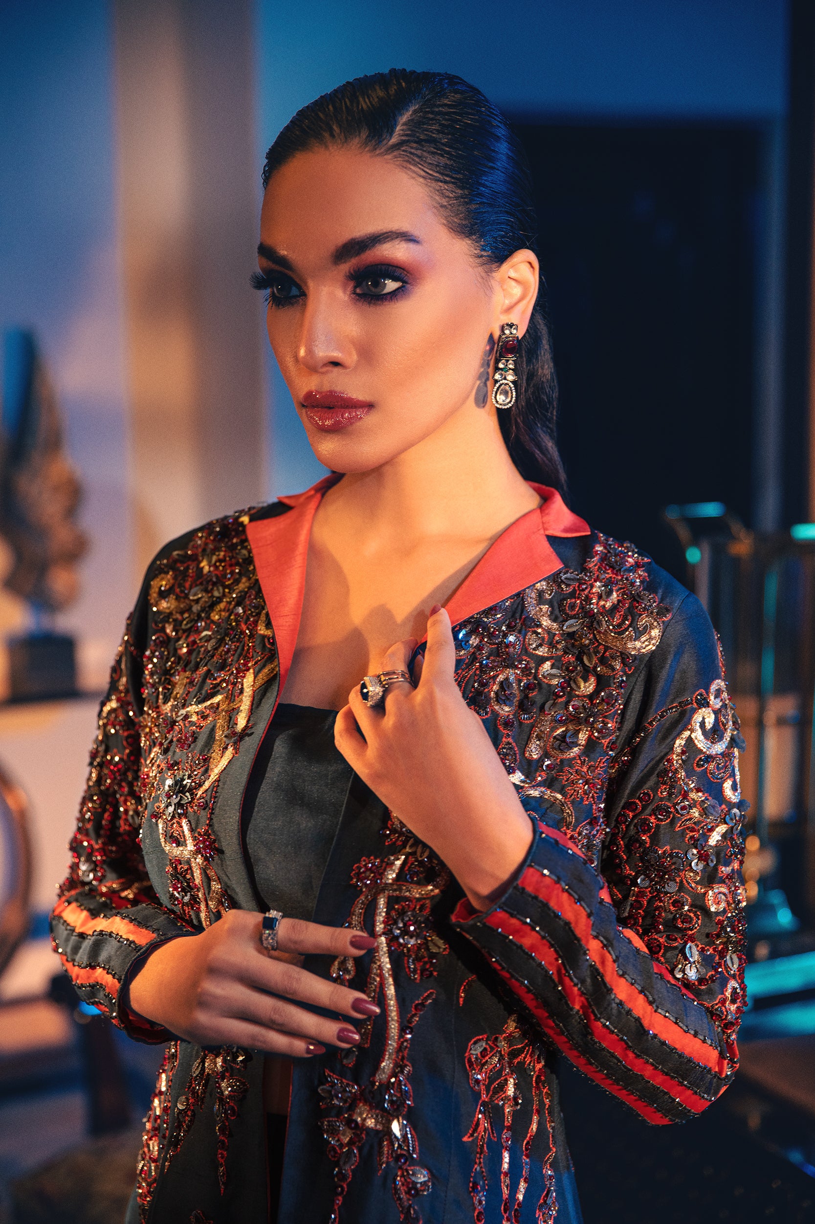 Shop DUMORTIERITE Online at Erum Khan