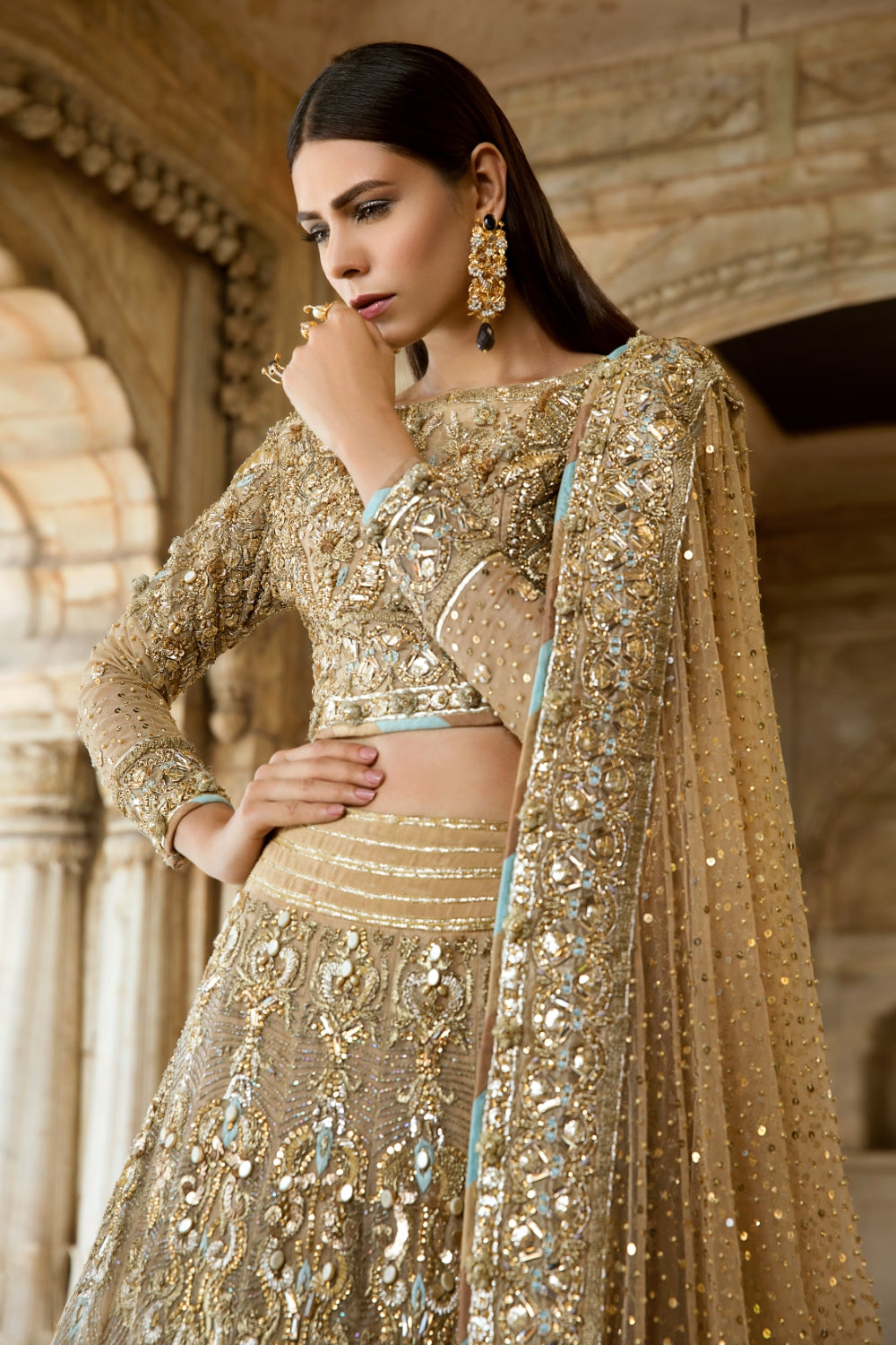 Shop GOLDEN MOON Online at Erum Khan