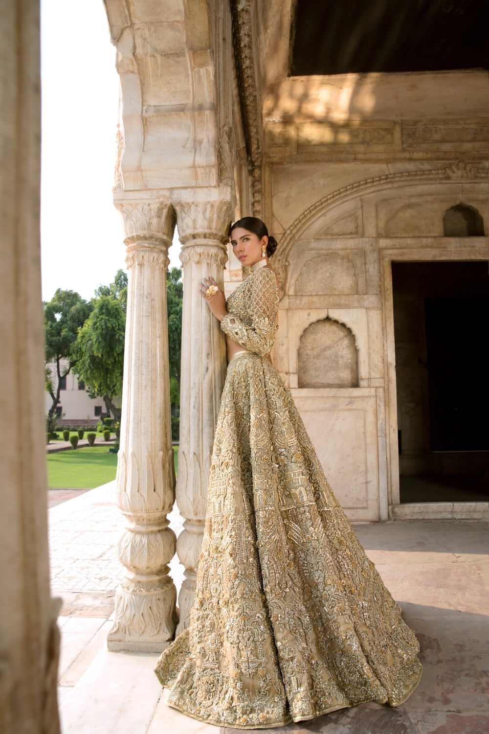 Shop Rose Gold Bridal Online at Erum Khan