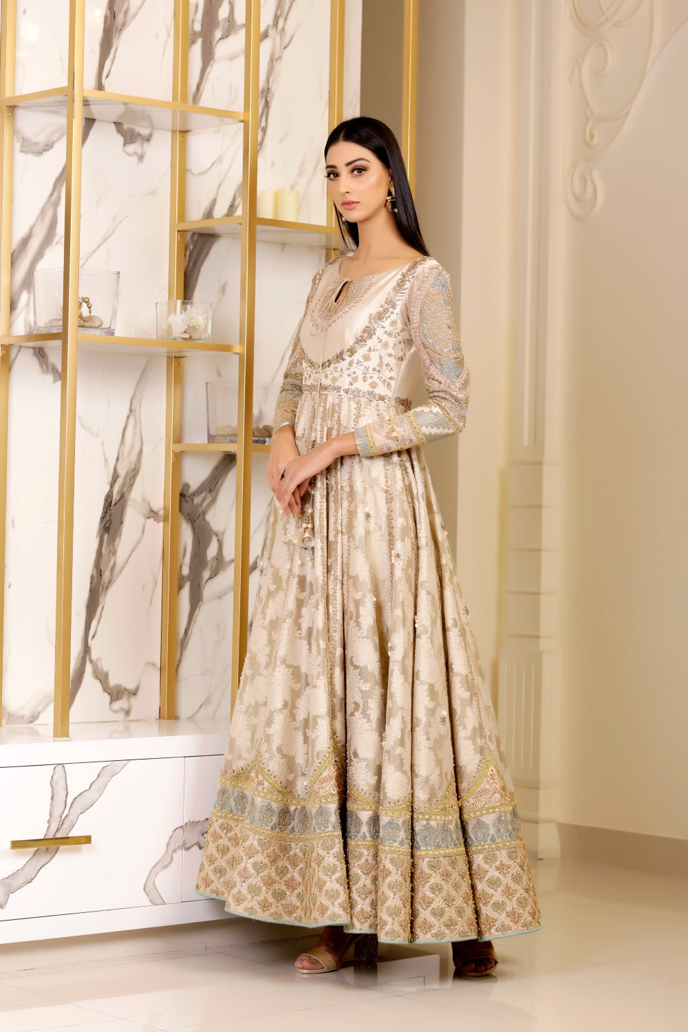 Shop Beaming Gold Online at Erum Khan