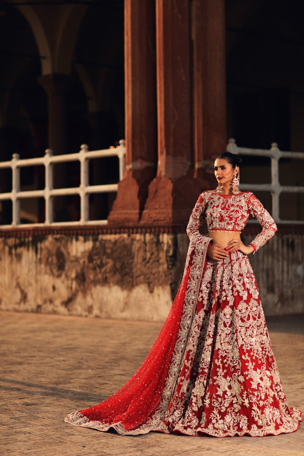 Shop POPPY RED BRIDAL Online at Erum Khan
