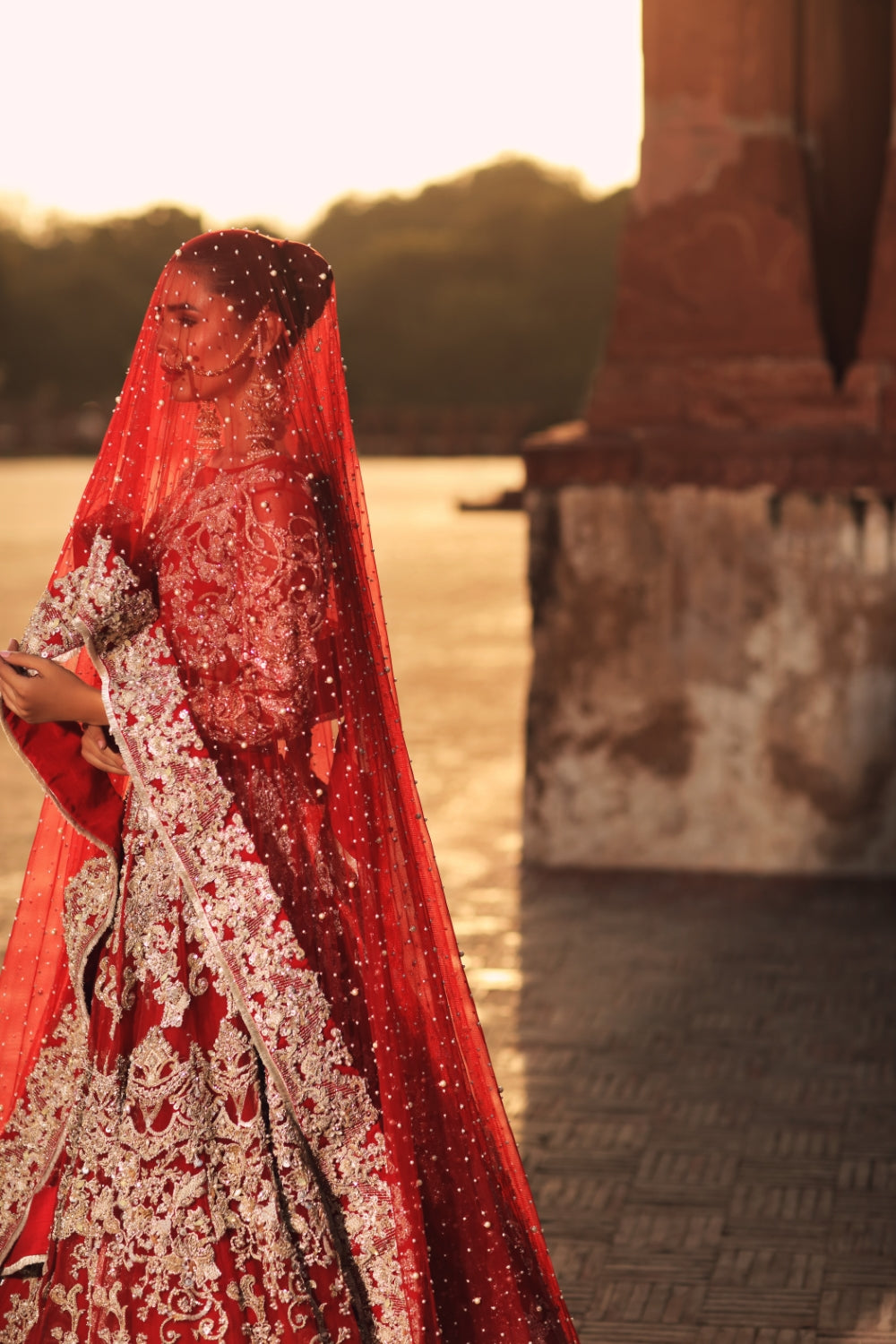 Shop POPPY RED BRIDAL Online at Erum Khan